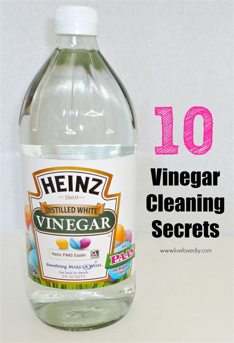 Livelovediy 10 Vinegar Cleaning Secrets