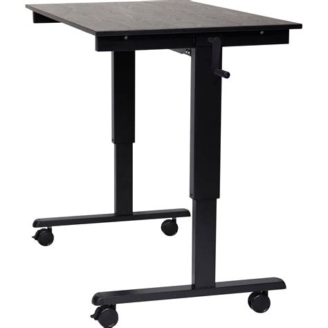 Crank Standing Desk Steampunk Industrial Crank Adjustable Standing