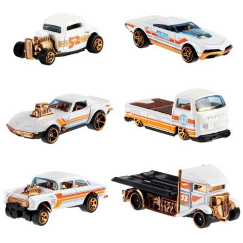 Hot Wheels Pearl Chrome Series Set Of Racing Cars Limited Edition