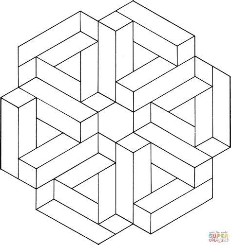 You can download and print this optical illusion art coloring pages,then color. Optical Illusion 12 coloring page | Free Printable Coloring Pages