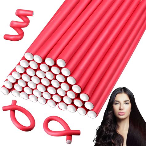 Buy Pieces Flexible Twist Hair Curler Curling Rods Inch No Heat