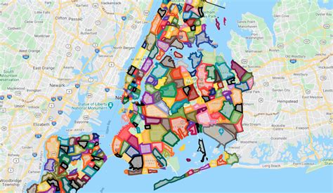 See the full map at: This Map Shows Where All NYC Neighborhood Borders Are Once ...