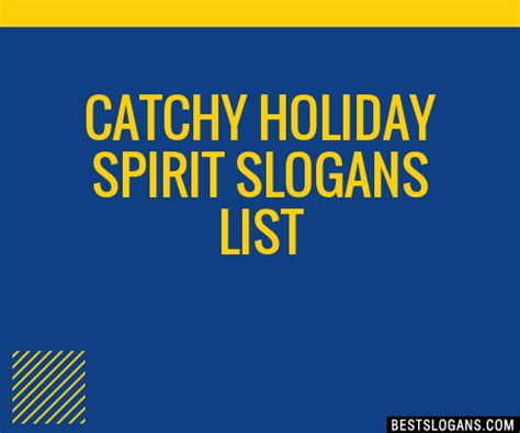 100 catchy holiday spirit slogans 2024 generator phrases and taglines
