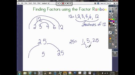 Since 2 is a factor of 4a and the largest factor of 2 is 2, and thus the greatest common factor cannot be larger than 2, the greatest common factor is 2. Finding Factors Using Factor Rainbow.avi - YouTube