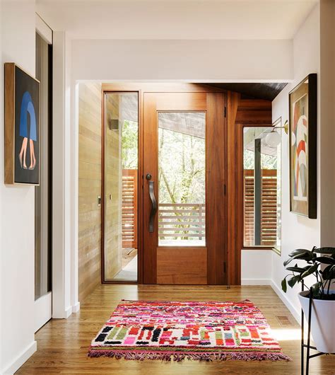 Pin By Erin Neubauer On Entryway Mid Century House Modern Entrance