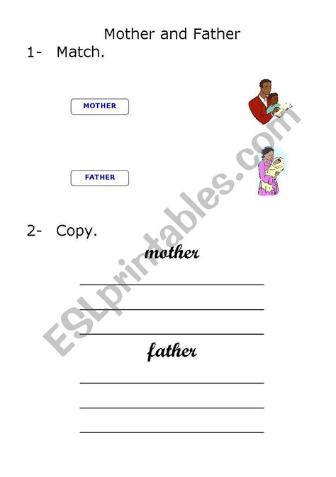 Our Father Worksheets