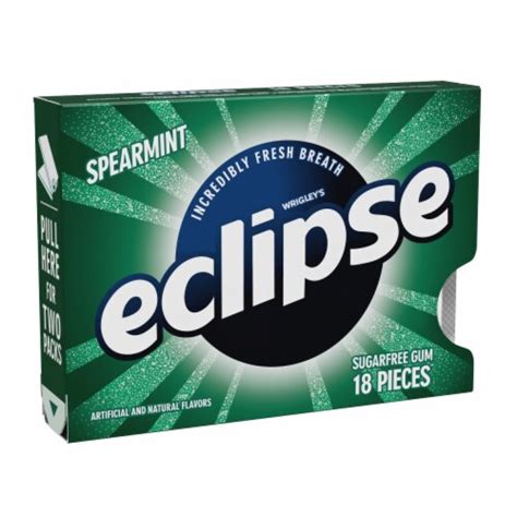 Eclipse Spearmint Sugarfree Gum 18 Ct King Soopers