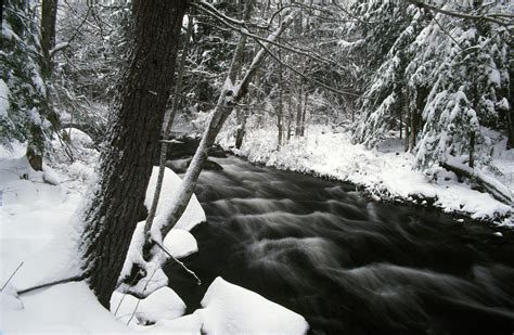 New England Stream In Winter Photograph By Michael Mccormack