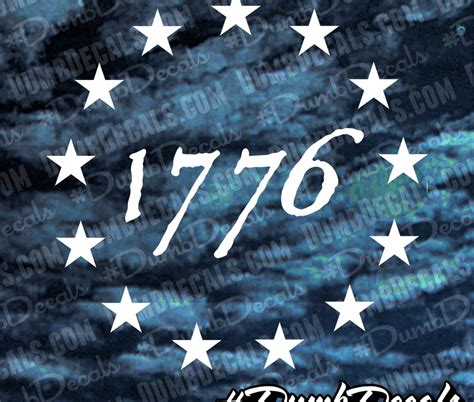 1776 13 Stars Decal