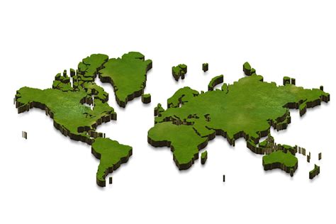 World Map 3d Graphic By Sansakdesign · Creative Fabrica