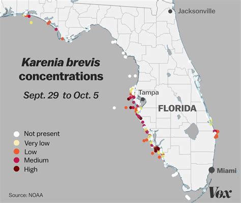 Current Red Tide Map Florida Printable Maps