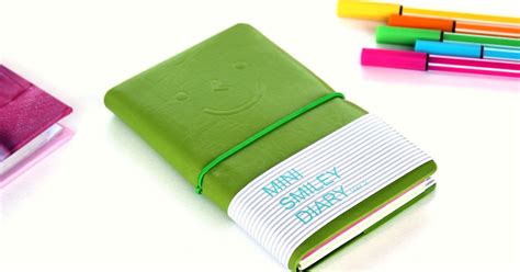 Stationary Mini Smiley Diary Polished Polyglot