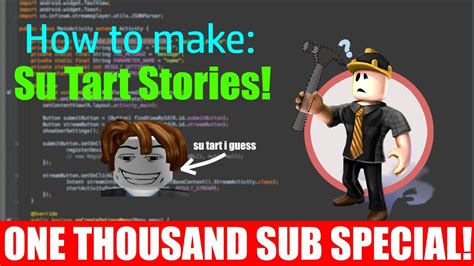 How To Make A Su Tart Game 1k Sub Special Youtube