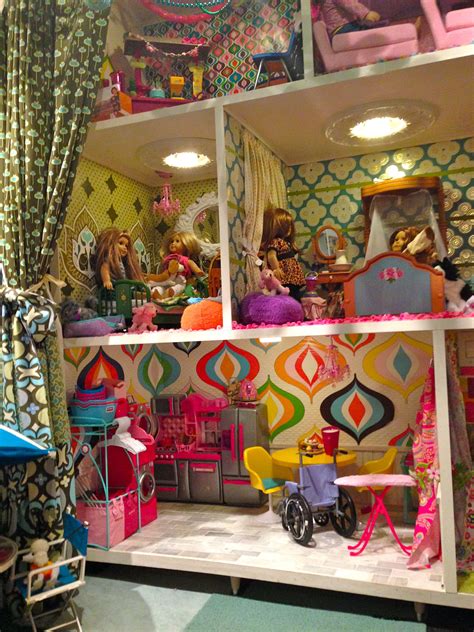 A wide variety of dollhouses for girls options are available to you, such as material, plastic type, and style. Pin by lisa dyess on american girl doll house | American ...