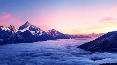 2560x1440 Cloudy Mountains 1440P Resolution Wallpaper, HD Nature 4K ...