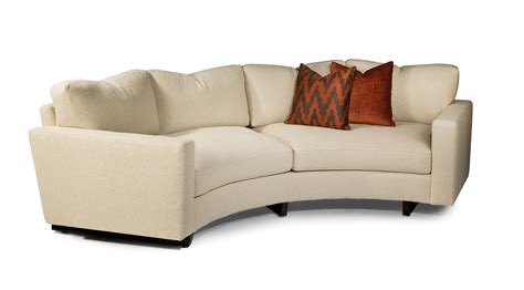 Thayer Coggin 1228 308 Clip Curved Sectional Sofa Throw Pillows Shown