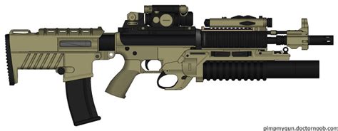 Bullpup M4 With 40mm Gl Was Bored So I Made This Flickr