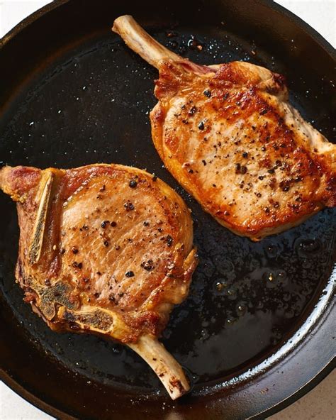 This is an optional step, when grilling pork chops. Why You Should Cook Pork Chops Like a Steak (With images ...
