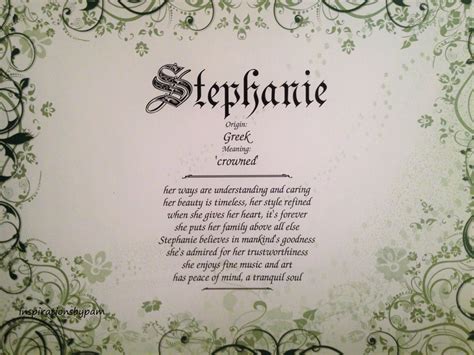 Stephanie Significado Del Nombre Stephanie Nombres My XXX Hot Girl