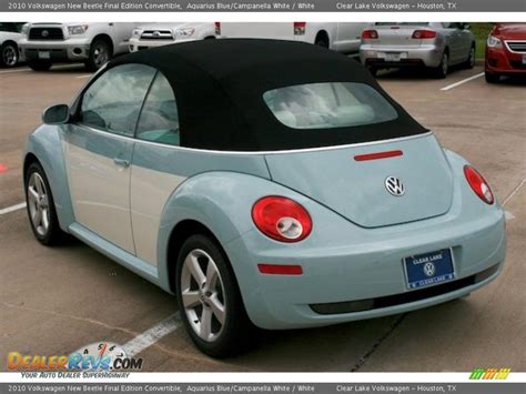 2010 Volkswagen New Beetle Final Edition Convertible Aquarius Blue