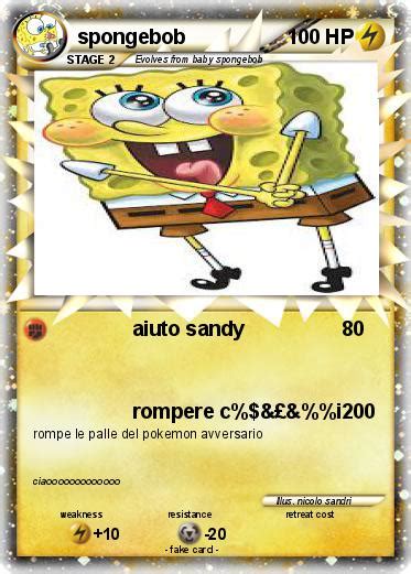 25 most valuable first edition pokemon cards. Pokémon spongebob 1995 1995 - aiuto sandy - My Pokemon Card