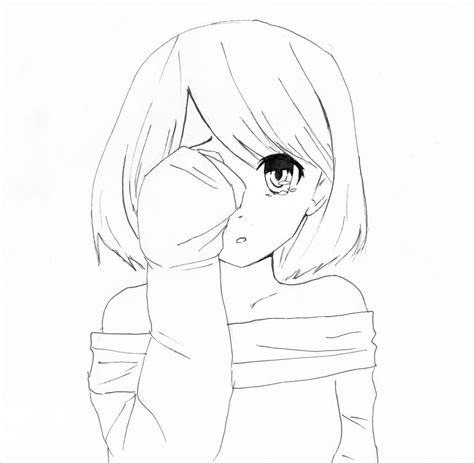 Shy Cute Manga Girl By Alkalightning On Deviantart