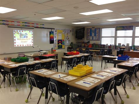 Finally!! Ready for OPEN HOUSE | Desk arrangements, Classroom seating