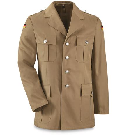 German Military Surplus Slim Fit Tropical Dress Jackets 2 Pack Like New 660561 Military