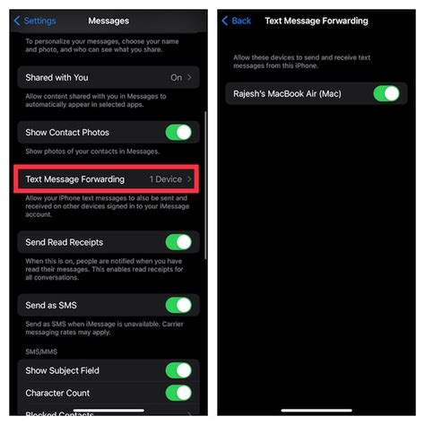 Fix Text Message Forwarding Not Showing Up On Iphone And Ipad