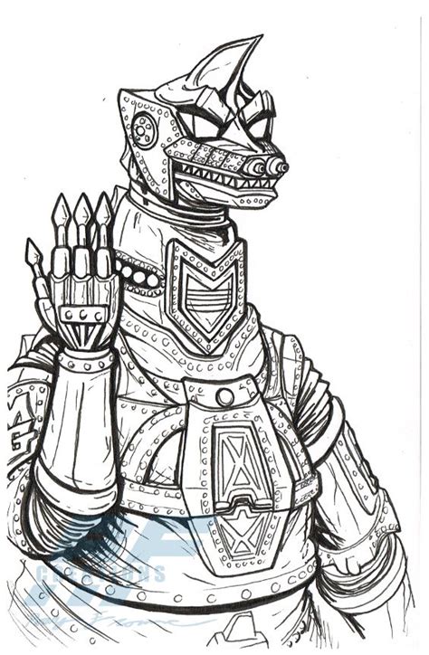 On this page, you will find godzilla coloring pictures to print. MechaGodzilla "MG-800" sketch в 2020 г