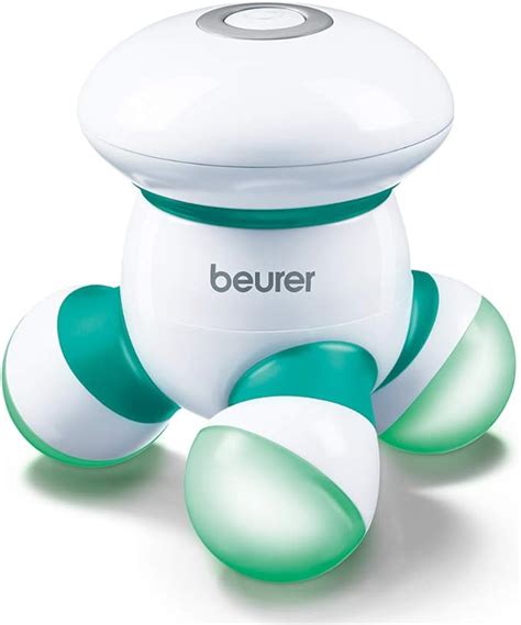 Beurer Mg16 Mini Massager Green Ergonomic Hand Held Vibration Massager Battery Operated