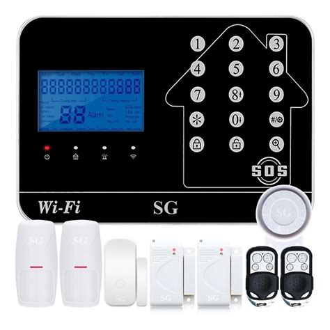 alarma touch wifi gsm pstn inalambrica alerta app control celular seguridad casa negocio kit
