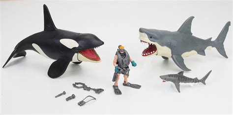 Animal Planet Mega Shark And Orca Playset R Exclusive Toys R Us