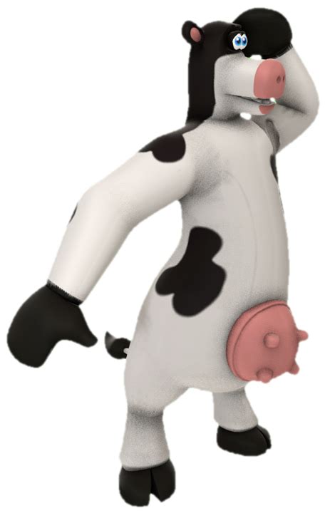 Otis The Cow Looking Around By Transparentjiggly64 On Deviantart