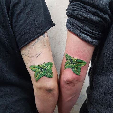 25 Amazing Mint Leaves Tattoo Designs With Meanings And Ideas Body