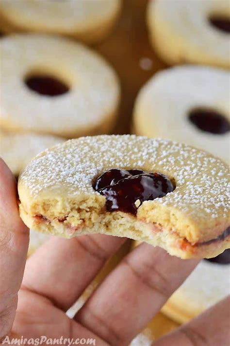 If you think almond flour based cookies have to be heavy, just remember french macarons are almond flour based and as light as can be. Linzer cookies | Recipe | Cookie recipes, Almond meal ...
