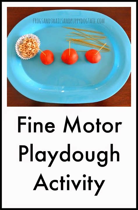 Fine Motor Playdough Activity Fspdt