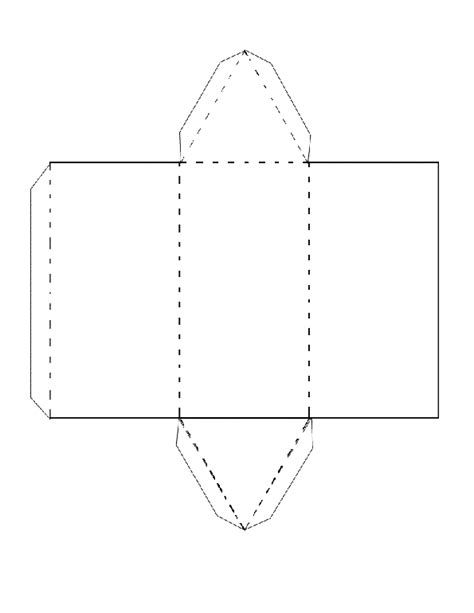 Printable Rectangular Prism Net