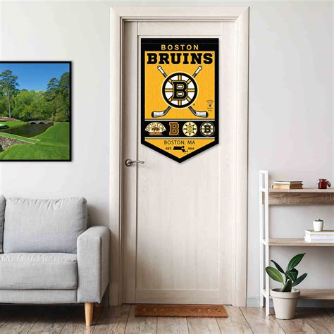 Boston Bruins History Heritage Logo Banner State Street Products
