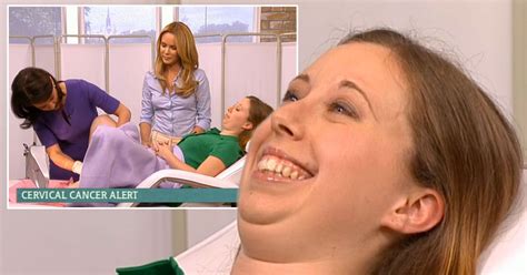 smear tests live this morning divides viewers as doctor carries out cervical exam on tv