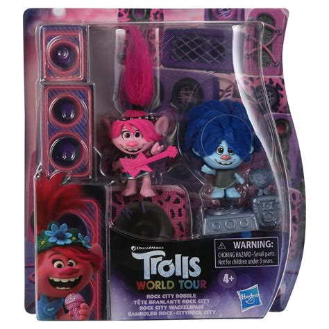 Dreamworks Trolls World Tour Rock City With 2 Figures And Base