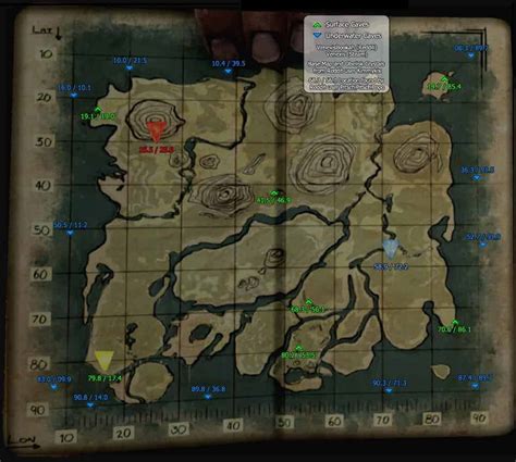 Ark Survival Evolved Caves Locations Guide â€ Map Coordinates Land