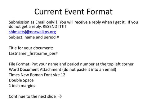 Ppt Current Events Format Powerpoint Presentation Free Download Id