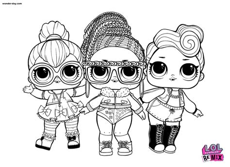 Lol Surprise Dolls Coloring Pages Print In A Format Hot Sex Picture