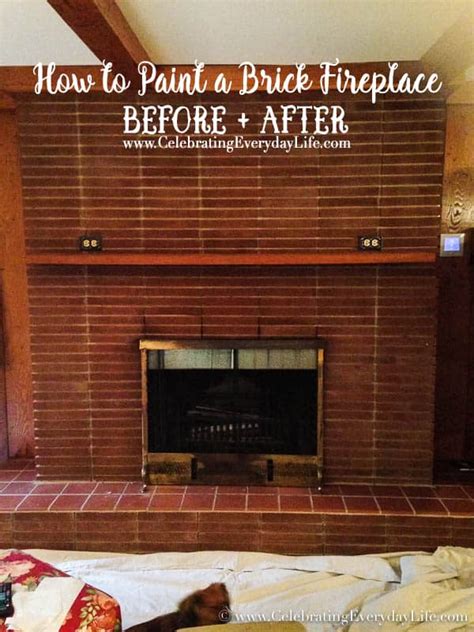 Use a roller designed for textured surfaces to cover the surface of the brick. How to Paint A Brick Fireplace