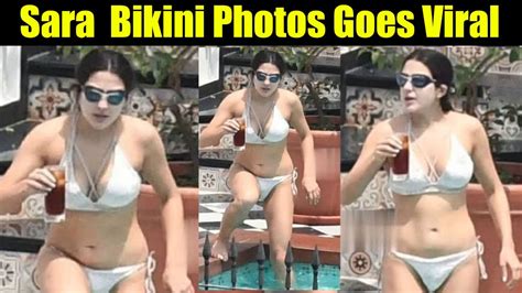 Sara Ali Khan Bikini Photos Leaked From Pool Party YouTube