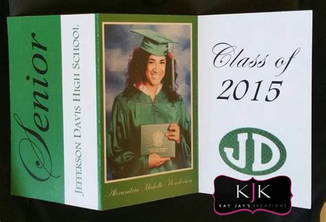 Personalized Tri Fold Graduation Invitations With Envelopes Etsy