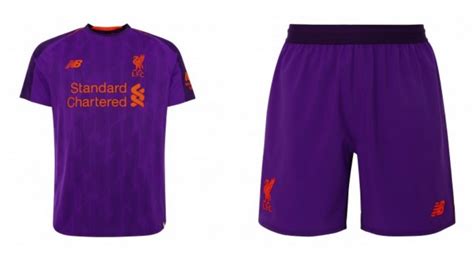 Liverpool Launch New Deep Violet And Orange Away Kit For 201819