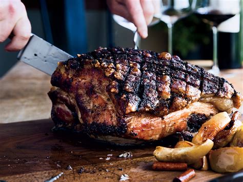 Don't try it with a loin. Slow-Cooked Pork Shoulder with Roasted Apples Recipe ...