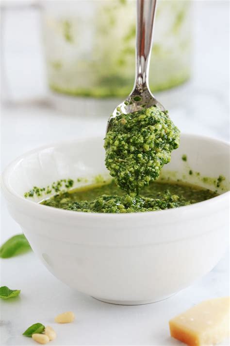 Sauce pesto basilic recette facile rapide